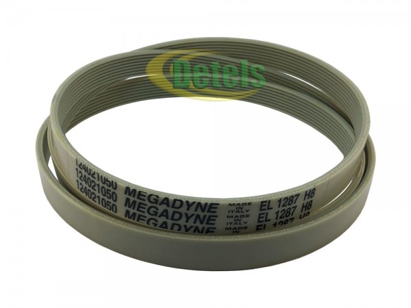 Ремінь Megadyne EL 1287 H8 / 1287 H MAEL 124021050 для пральної машини Zanussi, Electrolux, AEG (124021140) Ремінь Megadyne EL 1287 H8 / 1287 H MAEL 124021050 для пральної машини Zanussi, Electrolux, AEG (124021140)